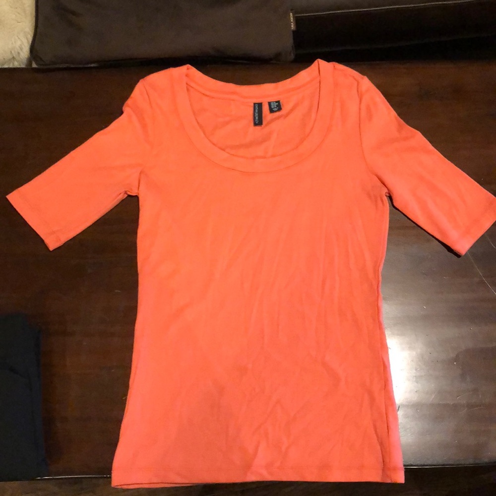Cynthia Rowley corral 3/4 sleeve shirt